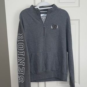 Josten’s Seniors Grey 2018 1/4 Quarter Zip Jacket Size M